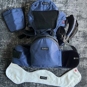 MiaMily ergonomic infant/toddler carrier (w/shoulder straps &teething/drool pad)